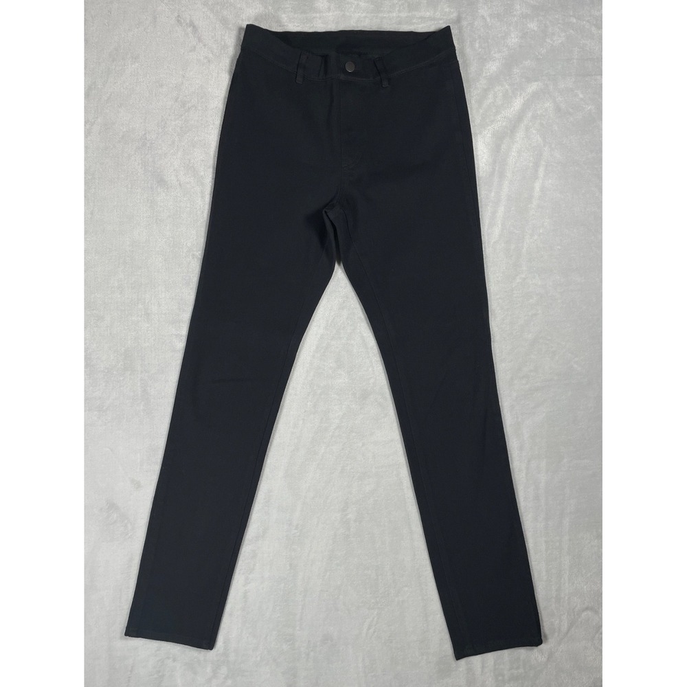 UNIQLO Ultra Stretch Skinny Pants Women Medium Black Pull On Jeggings 28-29